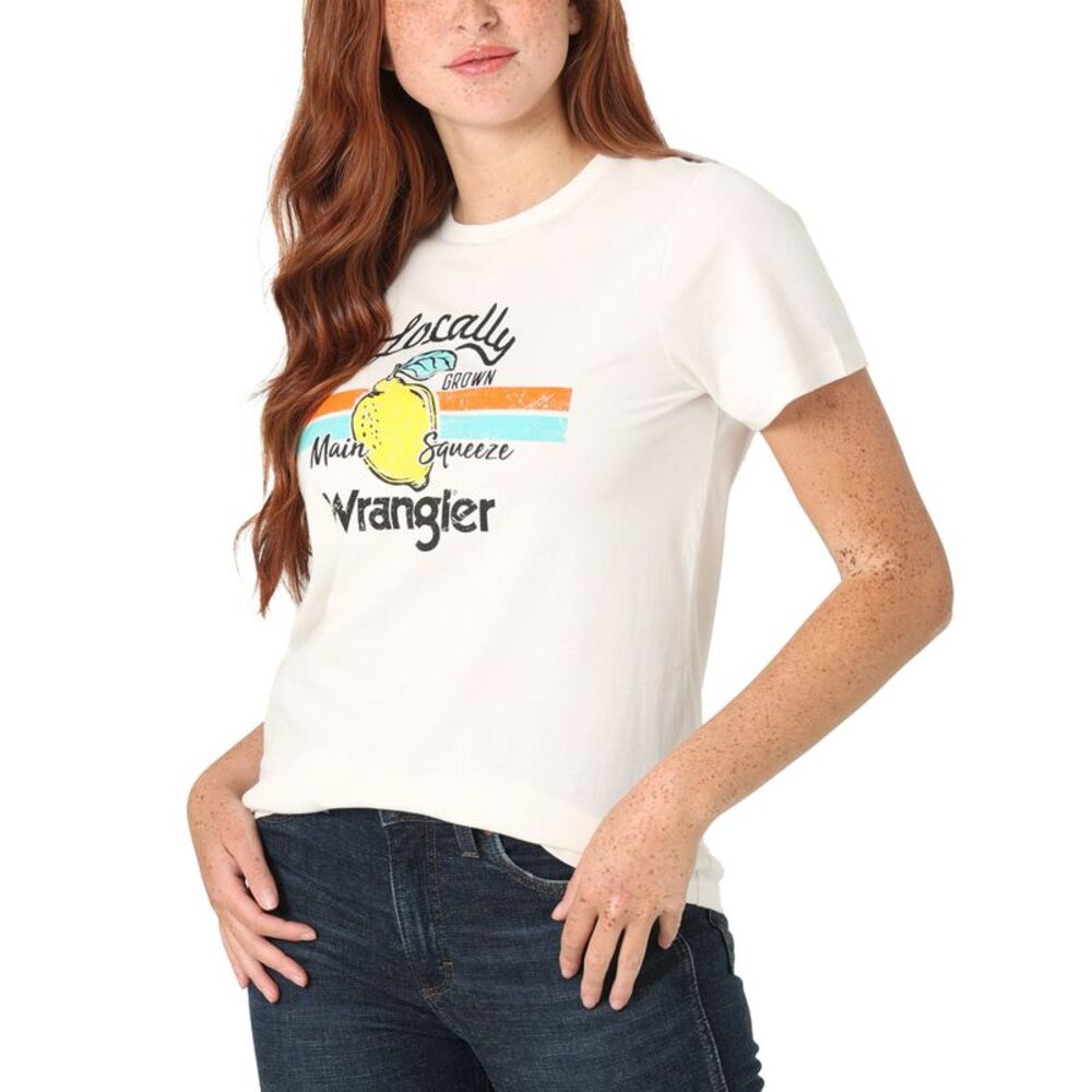 Wrangler Womens Locally Grown Logo Graphic T-Shirt